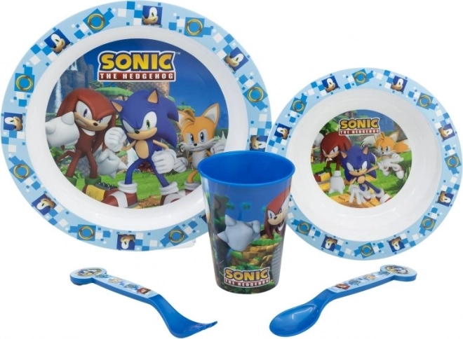 Παιδικό σετ φαγητού Sonic 5 σε 1