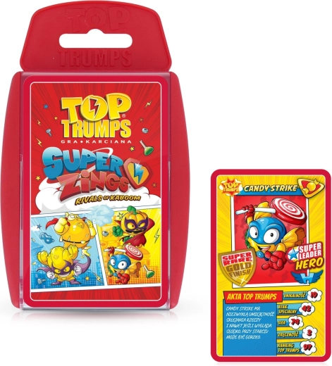 Παιχνίδι καρτών Top Trumps – SUPER ZINGS