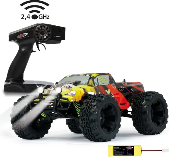 Jamara Tiger monster truck τηλεκατευθυνόμενο 4WD 1:10 2,4 GHz με LED (NiMH) - 1 τεμάχιο