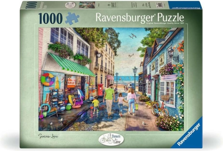 Παζλ Ravensburger Down the Lane αρ. 3: Παραθαλάσσιο σοκάκι 1000 κομμάτια