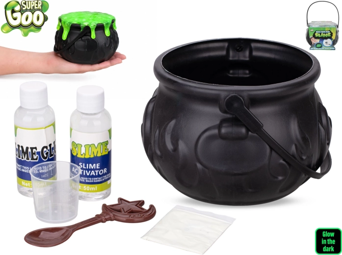 Μαγικό καζάνι με σετ για την παρασκευή slime Super Goo 14,5 cm