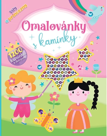 Βιβλίο ζωγραφικής με στρας Νεράιδες και πριγκίπισσες