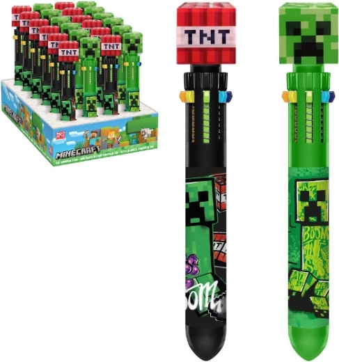 Minecraft πολύχρωμο στυλό διαρκείας (10 χρώματα)