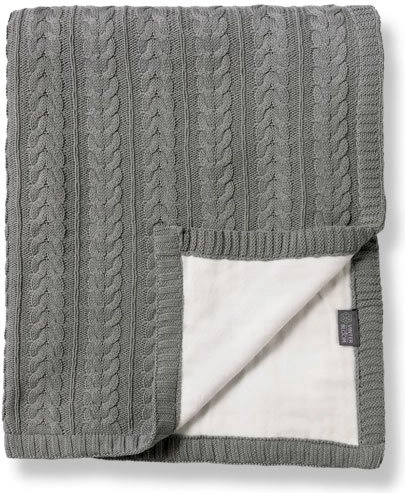 Vinter & Bloom αναστρέψιμη παιδική κουβέρτα Cotton Cuddly Misty Grey