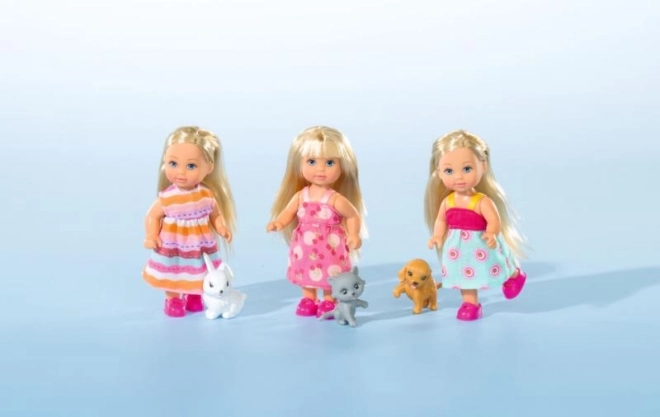Simba Evi Love κούκλα Evička με ζωάκι 12 cm - 1 τεμάχιο