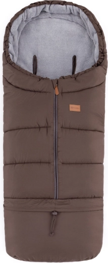Petite&Mars ρυθμιζόμενος ποδόσακος 3σε1 Jibot dark walnut