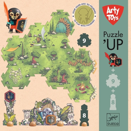 Djeco Puzzl’Up Μάχη – παζλ 18 τεμαχίων