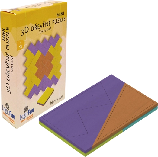 Μίνι ξύλινοι 3D γρίφοι – διάφορα είδη