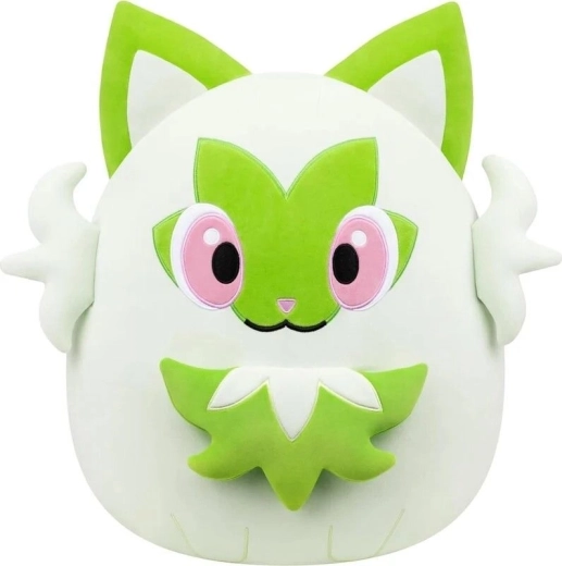 Squishmallows Pokémon Sprigatito βελούδινο μαξιλάρι 36 cm