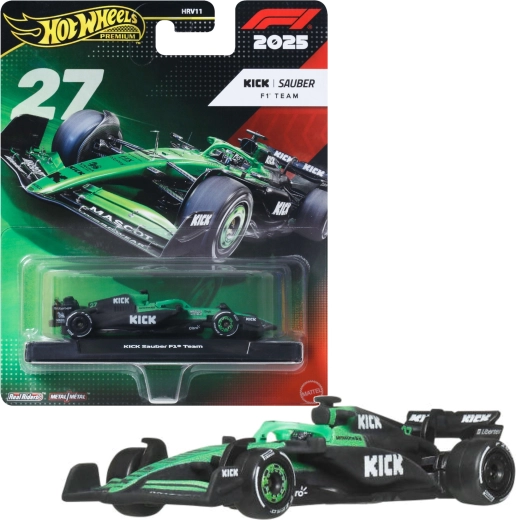 Hot Wheels Premium Φόρμουλα 1 2025 Sauber Nico Hülkenberg #27