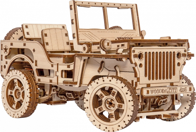 Ξύλινο μοντέλο Τζιπ 4x4 - 570 τεμάχια