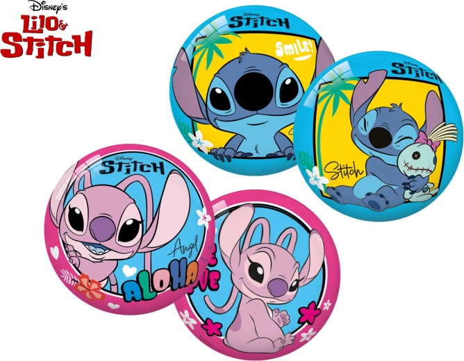 Παιδική μπάλα Lilo & Stitch 11 cm - 1 τεμάχιο