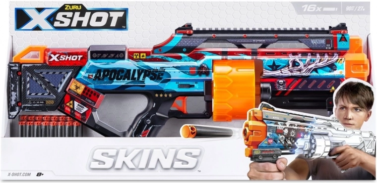 X-Shot Skins Last Stand αφρώδες blaster (16 βελάκια)