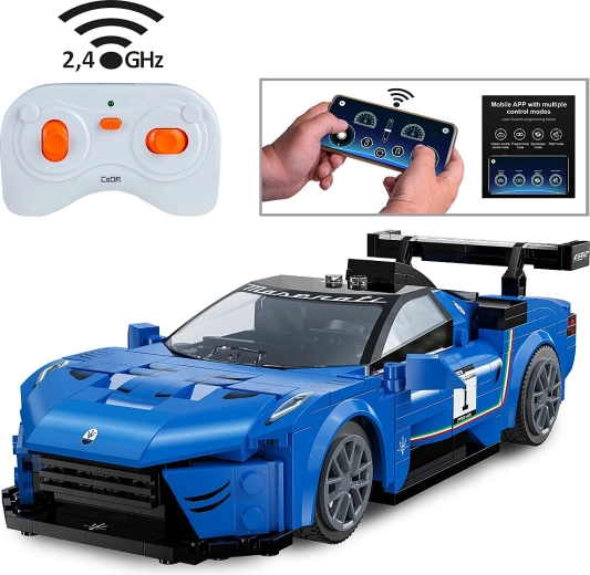 Σετ κατασκευής CaDA Maserati GT2 με τηλεχειρισμό 1:20, μπλε