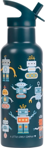 A Little Lovely Company ανοξείδωτο μπουκάλι νερού 500 ml ρομπότ