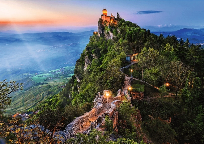 Παζλ Trefl Premium Plus Photo Odyssey: Δρόμος, Σαν Μαρίνο 1000 κομμάτια