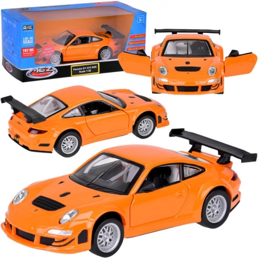 Μεταλλικό μοντέλο Porsche 911 GT3 RSR 1:32 με φως και ήχο