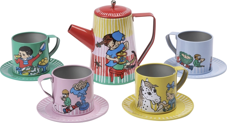 Παιδικό σετ τσαγιού Pippi Φακιδομύτη