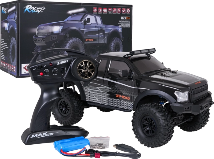 Τηλεκατευθυνόμενο off-road RC αυτοκίνητο Climbing beast 4x4 1:10 μαύρο