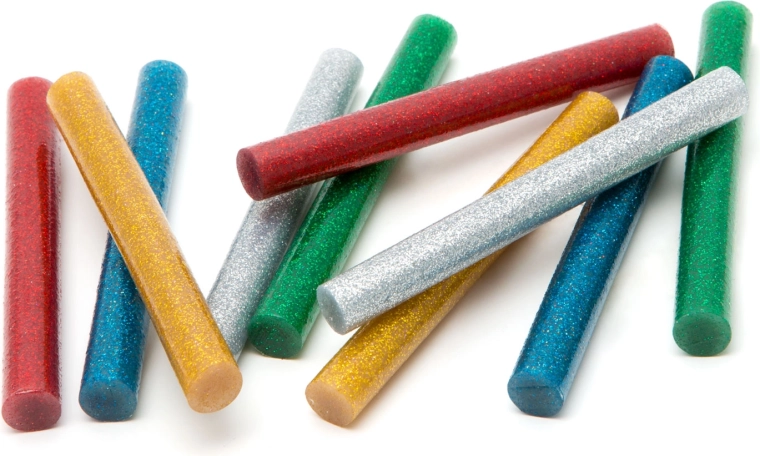 Χρωματιστή glitter θερμοκόλλα για πιστόλι κόλλας 11 mm - 1 τεμάχιο
