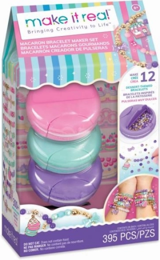 Macaron box για κατασκευή βραχιολιών – δημιουργικό σετ για παιδιά