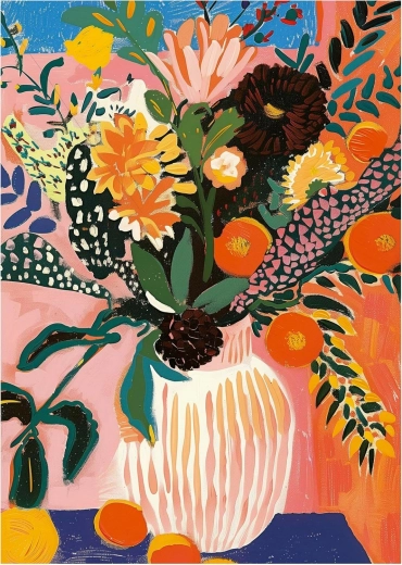 Παζλ Bohemian Flower 500 κομμάτια με κόλλα