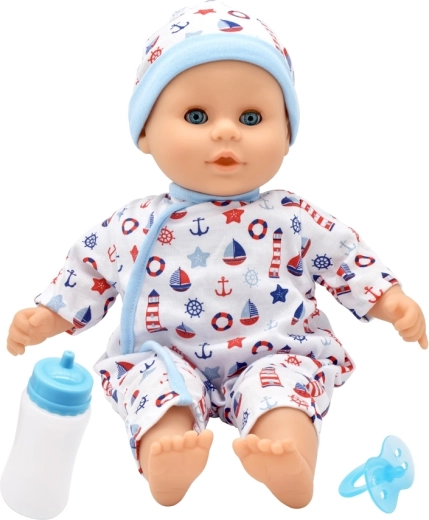 Dolls World μωράκι Little Treasure μπλε 38 cm