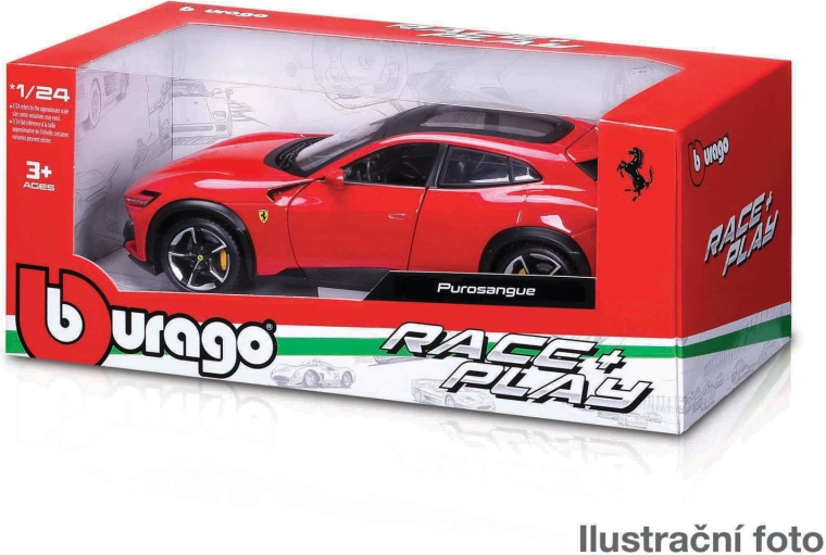 Bburago Ferrari 1:24 – μεταλλικά μοντέλα Race & Play (assort)