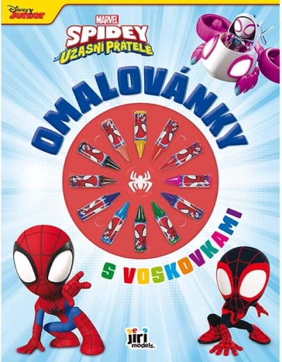 Βιβλίο ζωγραφικής με κηρομπογιές Spidey