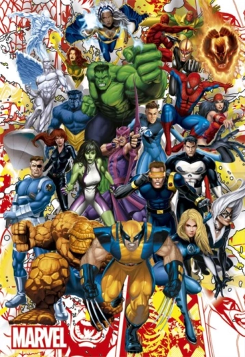 Παζλ MARVEL Ήρωες 500 κομμάτια