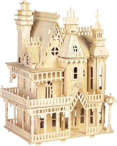 Woodcraft ξύλινο 3D παζλ – βίλα