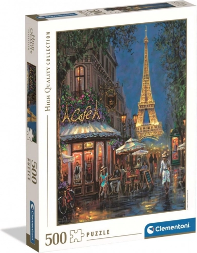 Παζλ Clementoni Night at the Eiffel Café 500 κομμάτια