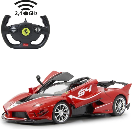 Τηλεκατευθυνόμενο αυτοκίνητο Jamara Ferrari FXX K Evo RC 1:14 κόκκινο 2,4 GHz με LED και χειροκίνητα ανοιγόμενες πόρτες