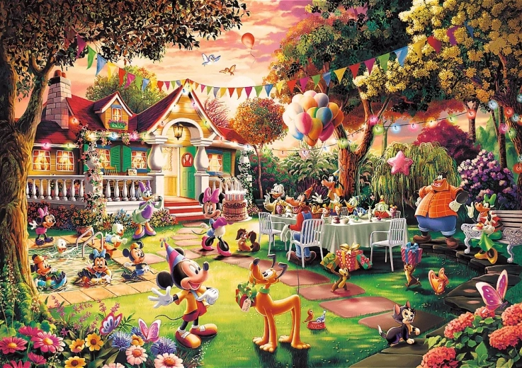 Παζλ Trefl γιορτή γενεθλίων Mickey Mouse 1000 κομμάτια Premium Plus