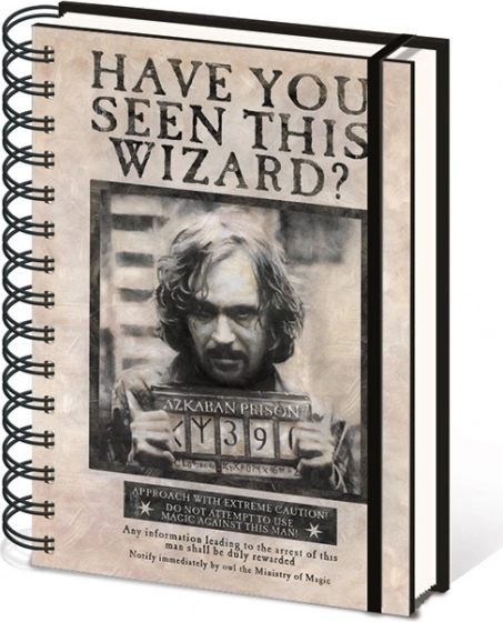 Σπιράλ σημειωματάριο A5 με ρίγες – HARRY POTTER (Sirius)