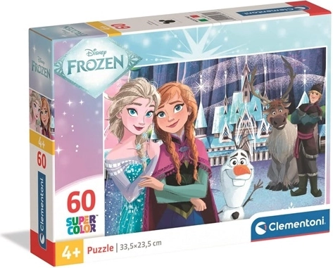 Clementoni SuperColor Παζλ Frozen 60 κομμάτια
