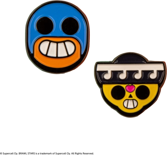 Brawl Stars σετ από καρφίτσες Poco και El Primo