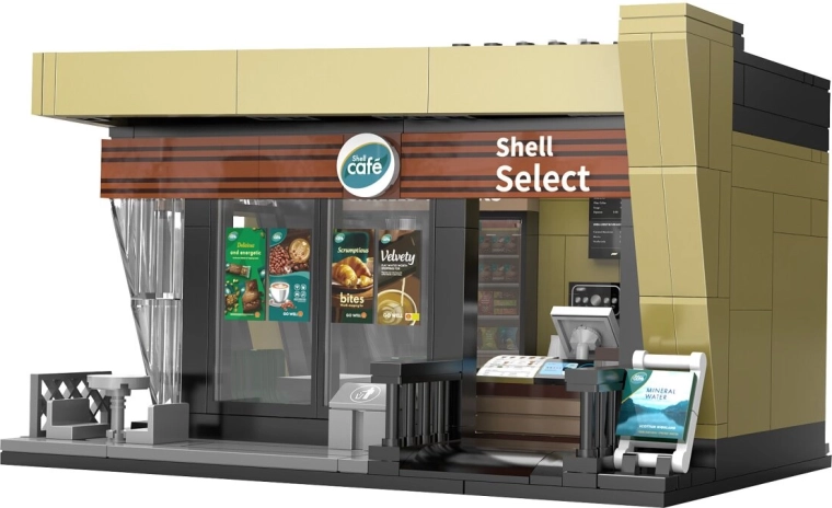 CaDA Shell Select Café κατασκευή σε κλίμακα 1:30
