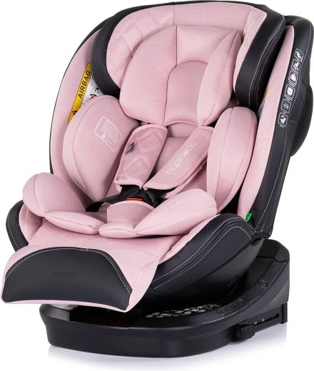 Παιδικό κάθισμα αυτοκινήτου CHIPOLINO Hypnotic i-Size 40–150 cm, ISOFIX, περιστρεφόμενο 360°, Pink Marshmallow