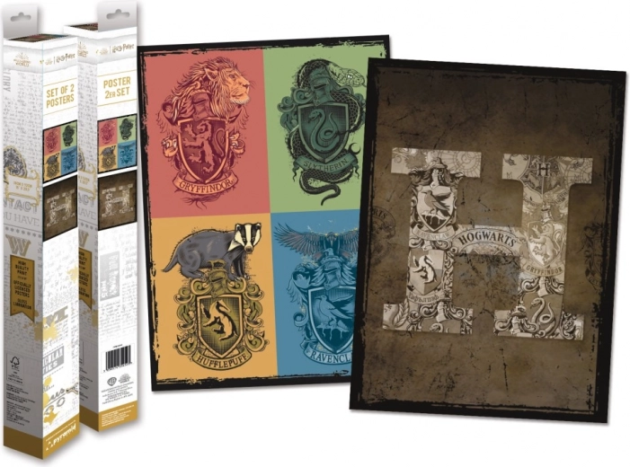 Harry Potter σετ μίνι αφισών Tombs a Scrolls (2 τεμ.)