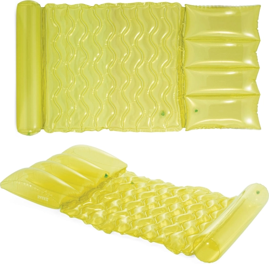 Φουσκωτό στρώμα νερού σε χρώμα λάιμ INTEX 173 × 89 cm