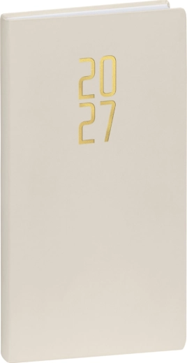 Notique τσέπης ημερολόγιο Ponza 2027 κρεμ 9 × 15,5 cm