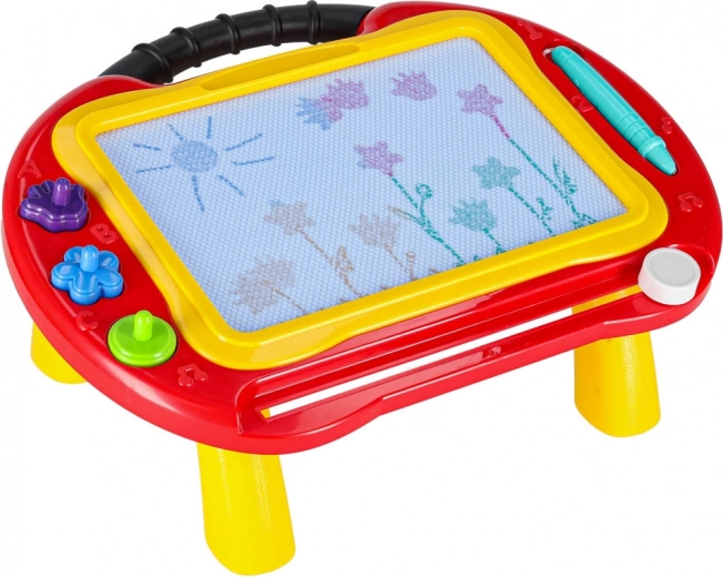 2σε1: σταθερό τραπεζάκι και φορητός πίνακας