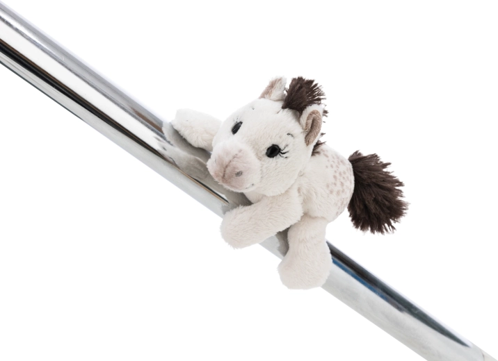 NICI μαγνητική λούτρινη φιγούρα Pony Mony 12 cm – λευκό πόνι