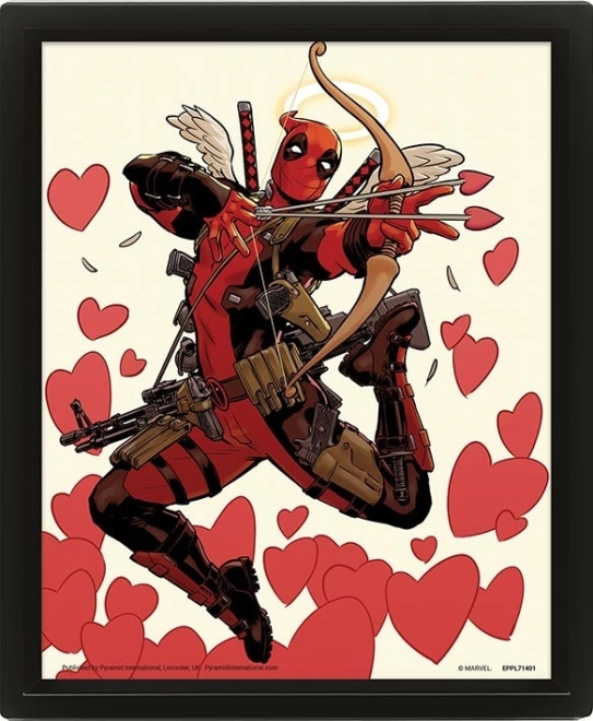 3D πίνακας DEADPOOL – Shooting Love