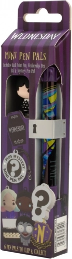 Στυλό διαρκείας με μπρελόκ Mini Pen Pals Wednesday