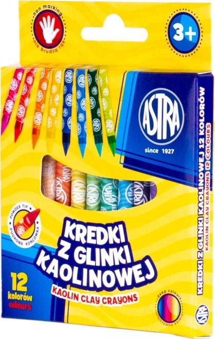 Καολινικές ξυλομπογιές 12 τεμ. ASTRA