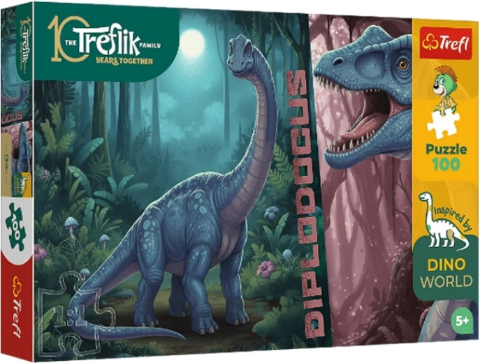 InspiredByDinoWorld παζλ Diplodocus 100 κομματιών