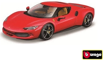 Μεταλλικό μοντέλο αυτοκινήτου Bburago Ferrari 296 GTB 1:18 κόκκινο