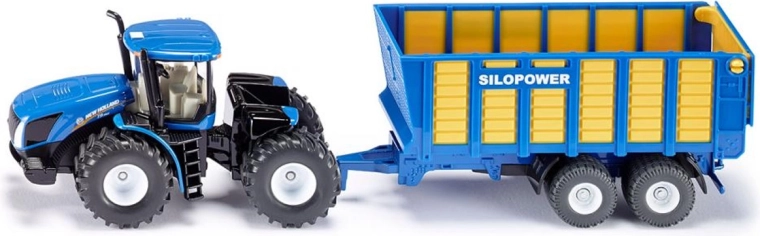 Siku τρακτέρ NEW HOLLAND με ρυμουλκούμενο 1:50